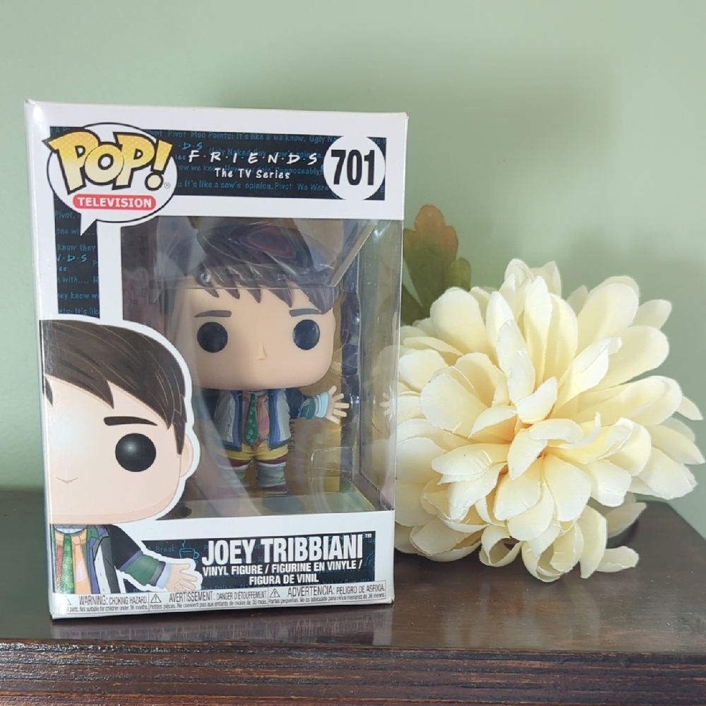 Funko Pop Friends Joey Tribbiani Figure with Multicolor Outfit